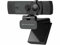 CONCEPTRONIC Webcam AMDIS07B 4K Ultra-HD mit Doppel-Mikrofon