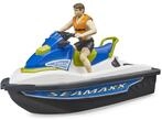bruder 63151 - Bworld Personal Water Craft mit Fahrer, Schwimmweste, Watercraft mit