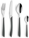 Kuppels PRISMA Besteck Set 24-tlg, 18/0 Edelstahl Dunkelgrau