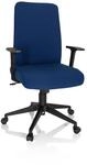 hjh OFFICE 724582 Home-Office B&uuml;rostuhl COSIO I Stoff Dunkelblau Drehstuhl