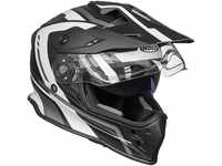Rocc 782 Dekor Motocross Helme (Black/White,S)