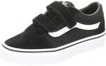 Vans Jungen Ward V Suede Sneaker, Schwarz Suede Canvas Black White Iju, 30 EU