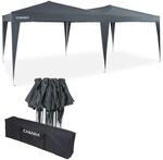 CASARIA Pavillon Capri 3x6m Pop-up Anthrazit | mit Tasche, Winterfest,...