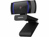 papalook Autofokus Webcam 1080P mit Mikrofon, AF925 USB Computer Web Kamera Full