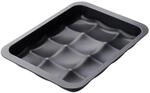Zenker Br&ouml;tchenform Black Metallic, hochwertige Dampfnudelform mit