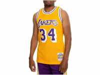 Mitchell & Ness Herren Los Angeles Lakers Bluse, Light Gold, XL EU