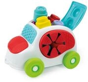 Clementoni Soft Clemmy Sensorisches Auto - mit 8 weichen Bausteinen & Figur 