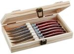 GEFU Steakmesser Set RANCHO 6-teilig | Ultrascharfe Messer mit Holzgriff in...