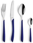 Kuppels PRISMA Besteck Set 24-tlg, 6 Personen, Indigoblau, 18/0 Edelstahl