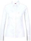 HUGO Damen The Fitted Shirt Bluse, Wei&szlig; (White100), 42 EU