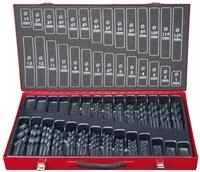 KS Tools 330.1650 HSS-R Spiralbohrer-Satz, 230-tlg., 1-13mm