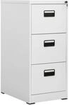 vidaXL Aktenschrank Hellgrau 46x62x102,5cm Stahl B&uuml;roschrank Stahlschrank