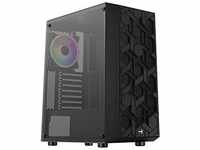 Aerocool Hive ARGB Mid Tower PC Gamng Case with Tempered Glass Window, 2 x ARGB...