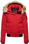 Superdry Damen Everest Bomberjacke Hohes Risiko Rot 36