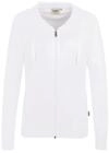 Hakro WOMEN-SWEATJACKE COLLEGE # 406 (XS, wei&szlig;)