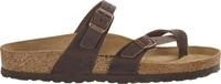 Birkenstock Unisex Mayari Greased Leather Zehentrenner, Braun (Marron Habana Marron