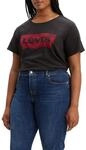 Levi's Damen Plus Size Perfect Tee T-Shirt, Stonewashed Black, 1XL