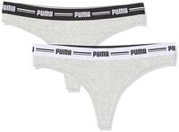 PUMA Damen Iconic String 2P Packed Unterw&auml;sche, Grey, L
