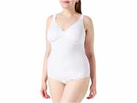 Sassa Damen Formender Body doppelt vorgeformt 00903, Einfarbig, Gr. 90D, Weiß (Weiß
