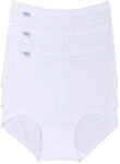 Sloggi Damen Unterhose Basic+ Maxi , 3-Pack, 54, Wei&szlig;