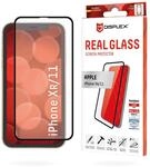 Displex Full Cover Schutzglas (10H) f&uuml;r Apple iPhone XR/11, Eco-Montagerahmen, volle