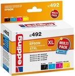 edding Tintenpatrone EDD-492, ersetzt Epson 27XL /T2711/T2712/T2713/T2714...