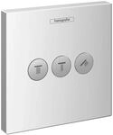 hansgrohe ShowerSelect Unterputz-Ventil, f&uuml;r 3 Funktionen, Chrom