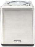 H.Koenig professionelle Eismaschine HF340 - Elektrisch - 2 L - 180 W - K&uuml;hlfunktion