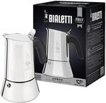 Bialetti - New Venus Induction, Edelstahl Herd Espresso-Kaffeemaschine, Geeignet f&uuml;r