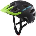 Cratoni Unisex &ndash; Erwachsene Maxster Fahrradhelm, Black/Lime Matt, M
