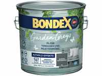 Bondex Garden Greys Öl Dunkel Naturgrau 2,5 L für 42,5 m² | Altholz-Effekt 