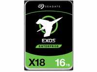 Seagate Exos X18 Enterprise, 16TB HDD, CMR 3.5 Zoll, Hyperscale SATA 6GB/s, 7.200