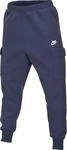 Nike Herren Club Cargo Bb Trainingshose, Midnight Navy/Midnight Navy/White, 2XL