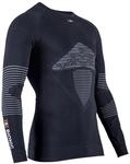 X-Bionic Energizer 4.0 Lang&auml;rmliges Kompressions-Jersey-T-Shirt Schwarz Mann Gr&ouml;sse