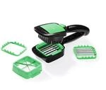 Genius Nicer Dicer Quick - Gem&uuml;seschneider, Schneideger&auml;t, 5-tlg. Set,