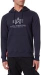 Alpha Industries Herren Alpha Industries Basic Hoody Reflective Print Kapuzensweat