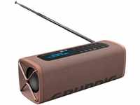 Grundig GBT Band Coffee - Bluetooth Lautsprecher mit DAB+ und UKW Radio, 30 Meter