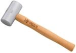 Osca 075H GR1500 Alu Hammer zylindrisch mit Hickorystiel, 1500 g