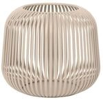 blomus Laterne Lito | Nomad | Windlicht aus Edelstahl | Kerzenhalter Beige |...