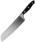 Nirosta Santoku Messer Trinity 34 cm &ndash; Hochwertiger Edelstahl &ndash; Santokumesser in