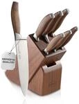 R&Ouml;SLE Messerblock Passion 7-tlg - Hochwertiger Messerblock aus Walnussholz mit 6