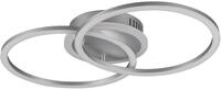 Reality Leuchten LED Deckenleuchte Venida R62783187, Metall titanfarbig, inkl. 25