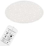 BRILONER - LED Deckenlampe mit Sternenhimmel, Fernbedienung, einstellbar von