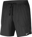 Nike Herren Flex Stride Shorts, Black/Reflective Silver, M