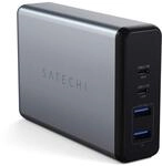 SATECHI 108W USB C PD Tischladeger&auml;t &ndash; 2 USB-C PD & 2 USB-A Anschl&uuml;sse &ndash; F&uuml;r
