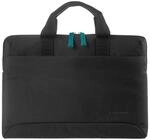 Tucano BSM15-BK Smilza Schlanke Laptoptasche aus Nylon, 39,64 cm (15,6 Zoll) Schwarz