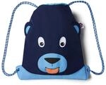 Affenzahn B&auml;r Turnbeutel Textil/PFC-freies Polyester Blau 28.5 x 36.5 x 0.5 cm