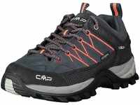 CMP Damen Rigel Low Wmn Wp Trekking Shoes, Antracite Red Fluo, 39 EU