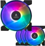 AZZA Hurricane II ARGB Box Set - 4X 120mm AZZA Hurricane II ARGB Lüfter +...