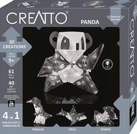 KOSMOS 3577 CREATTO Panda 3D-Leuchtfiguren entwerfen, 3D-Puzzle-Set f&uuml;r Panda,
